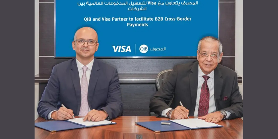 QIB and Visa have partnered to streamline corporate cross-border B2B payments to 120 countries worldwide through the adoption of the Visa B2B Connect platform. (Image Courtesy: QIB)