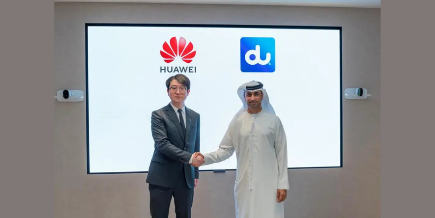 Du has renewed its strategic partnership with Huawei to enhance Emiratisation by empowering UAE talent with advanced technological skills. (Image Courtesy: du)