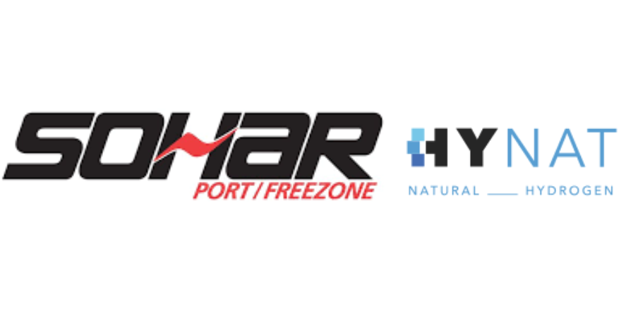 Sohar Port Freezone and Hynat SA Logo. Image Courtesy: Respective websites