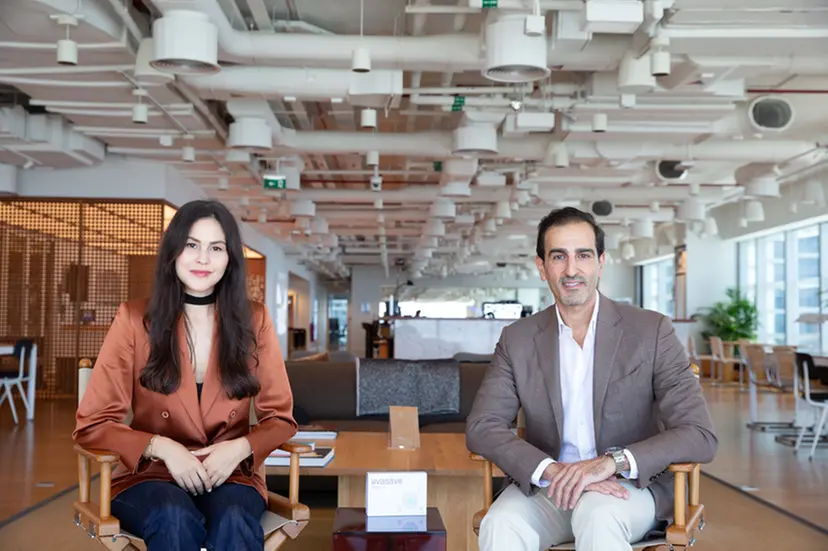 Ovasave Co-founders Majd Abu Zant and Torkia Mahloul. Image Courtesy: Hub71