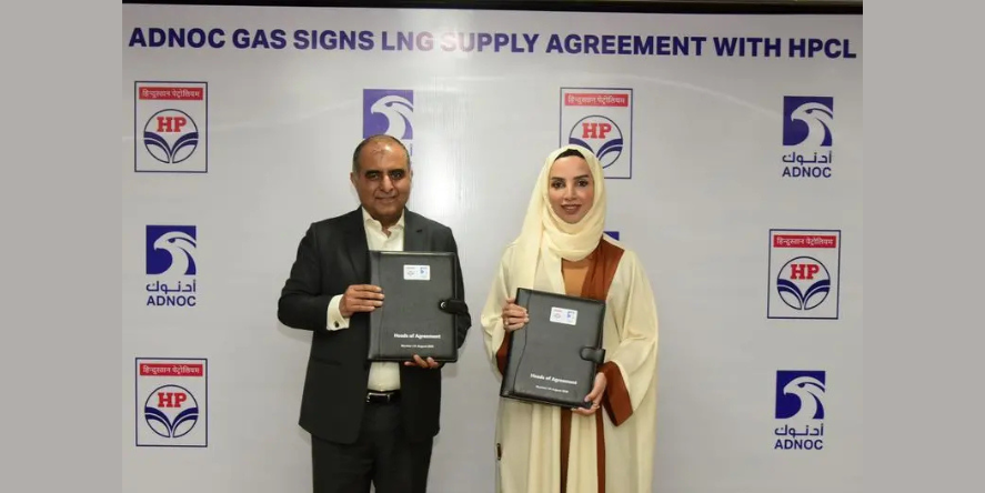 ADNOC Gas today announced the signing of a Heads of Agreement with Hindustan Petroleum Corporation Limited. (Image courtesy: ADNOC Gas)