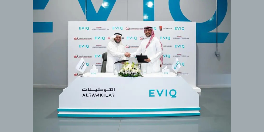 EVIQ and Altawkilat agreement signing ceremony. (Image Courtesy: EVIQ)