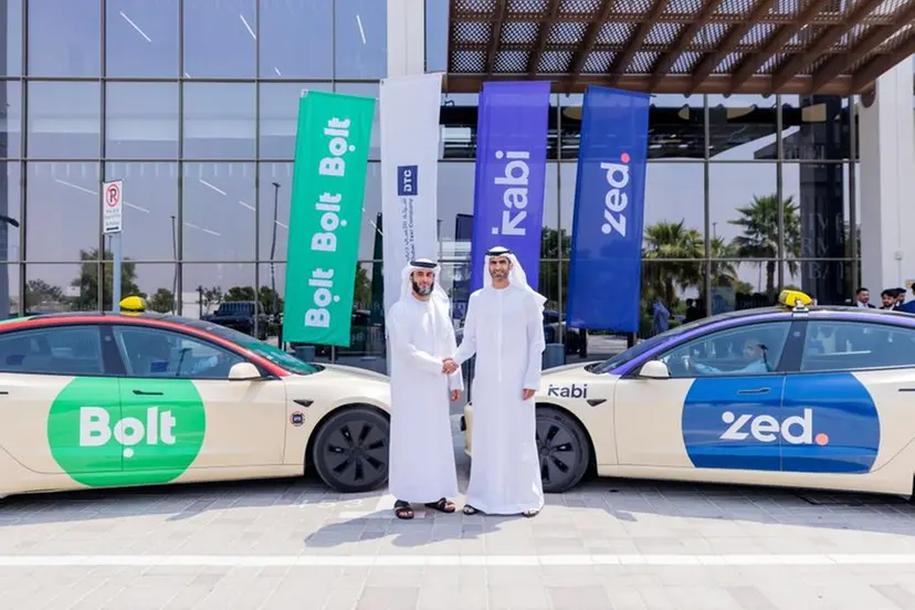 Dubai Taxi Company, together with its strategic partner Bolt, has entered into a strategic alliance with Kabi by Al Ghurair, and Zed. Image Courtesy: Dubai Taxi Company,