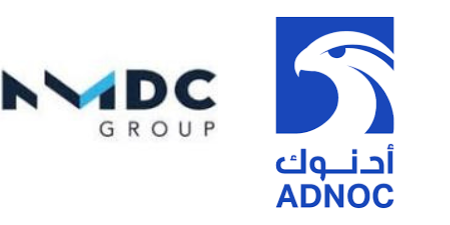 NMDC Group and Adnoc Logo. Image Courtesy: Respective websites