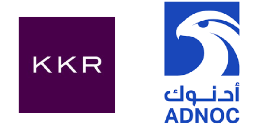 KKR And Adnoc Logo. Image Courtesy: Respective Websites