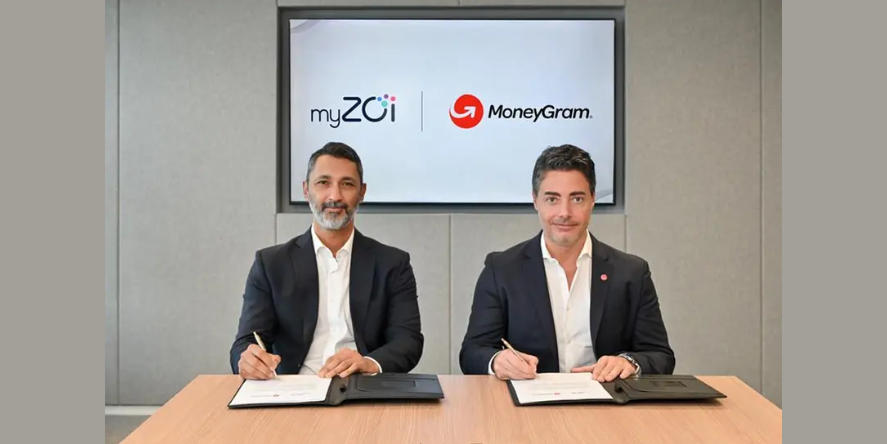 MoneyGram today announced a strategic partnership with myZoi, a UAE-based fintech focused on financial inclusion and financial literacy for the underbanked. Image courtesy: MoneyGram
