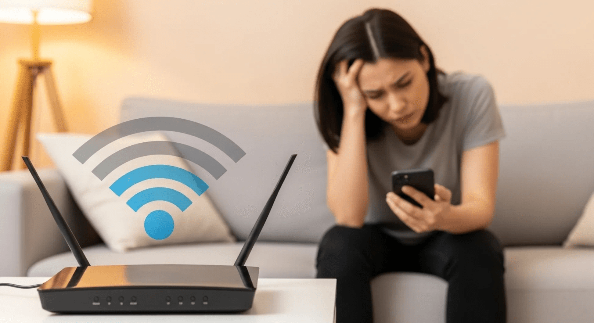 Representational Image on WiFi Issues.