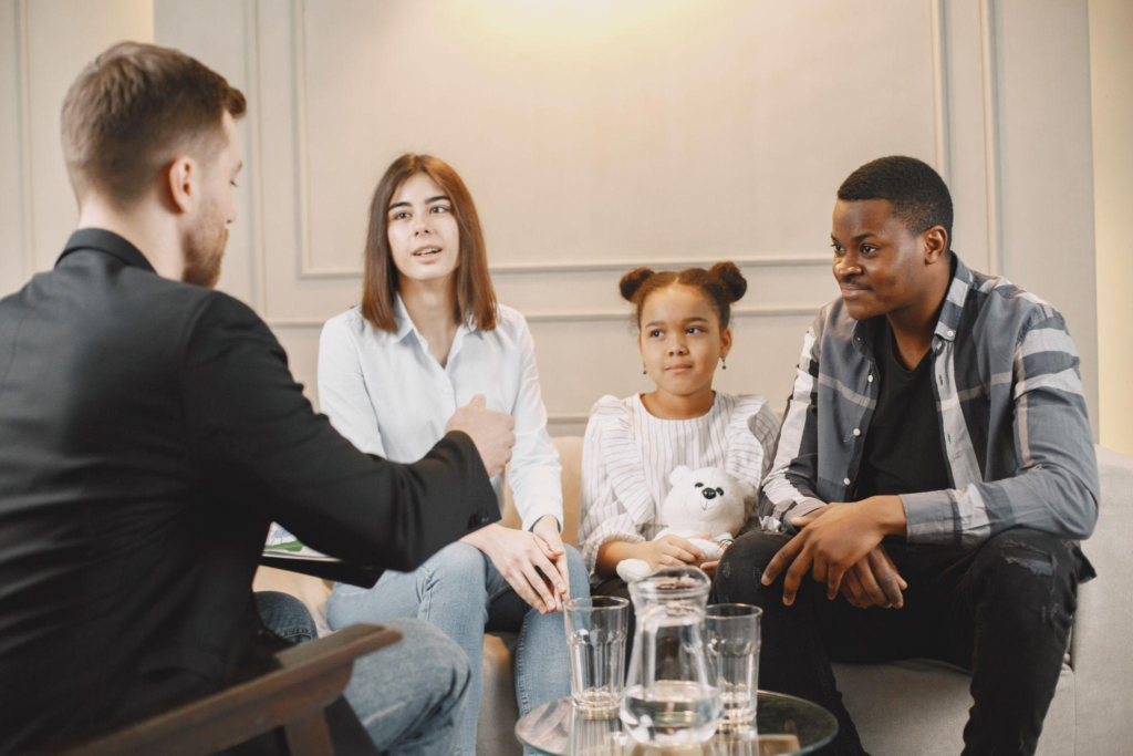 Representational Image: Family Consultation with Psychologists. By Freepik