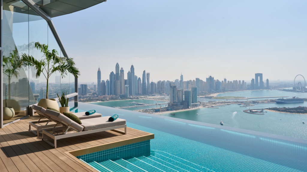 Innovative SkyPool Lounge: Image Courtesy: Aura SkyPool