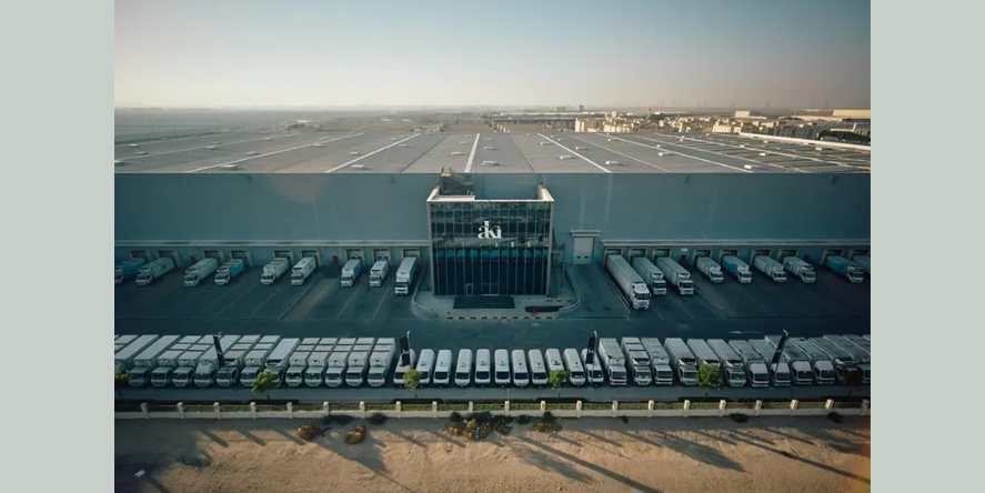 AKI Logistics Dubai Industrial City warehouse. Image Courtesy: Al Khayyat Investments