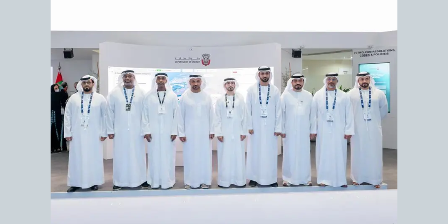 The Abu Dhabi Department of Energy signed agreements with several government entities during ADIPEC. image courtesy: Abu Dhabi Department of Energy