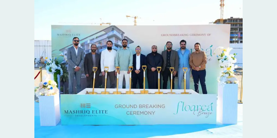 Breaks ground for the sixth residential project from the developer, offering 52 waterfront units for premium island living. image courtesy: Mashriq Elite