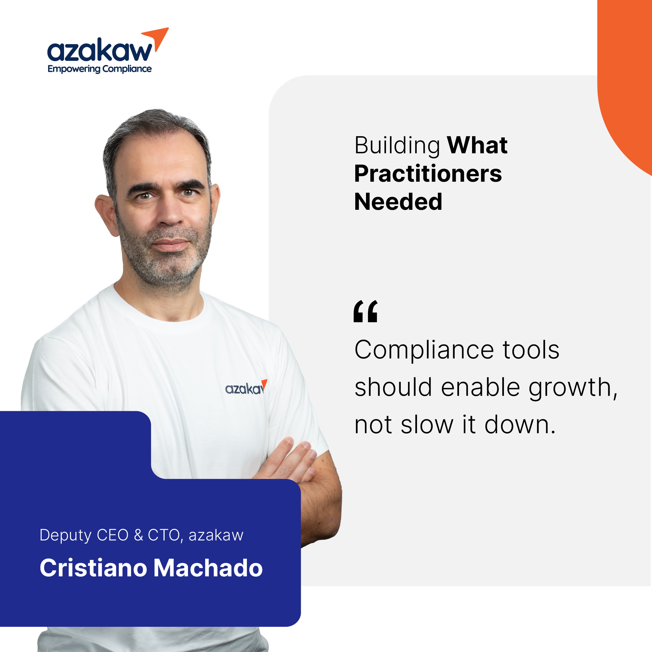 Deputy CEO & CTO of Azakaw Cristiano Machado. Image courtesy: azakaw
