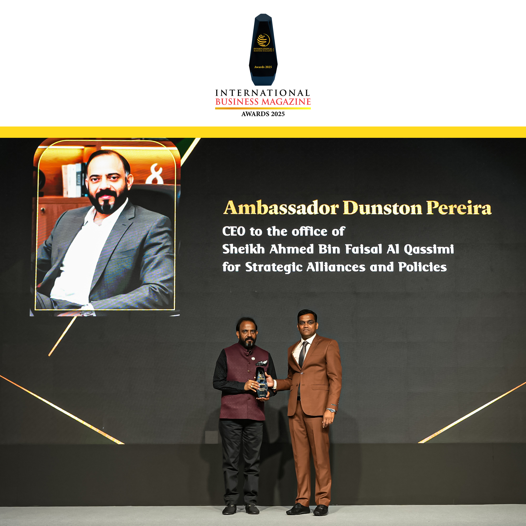 Ambassador Dunston Pereira Image 1