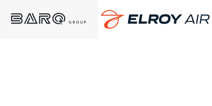 Barq Group Logo and Elroy Air Logo. Image Courtesy: Respective Websites
