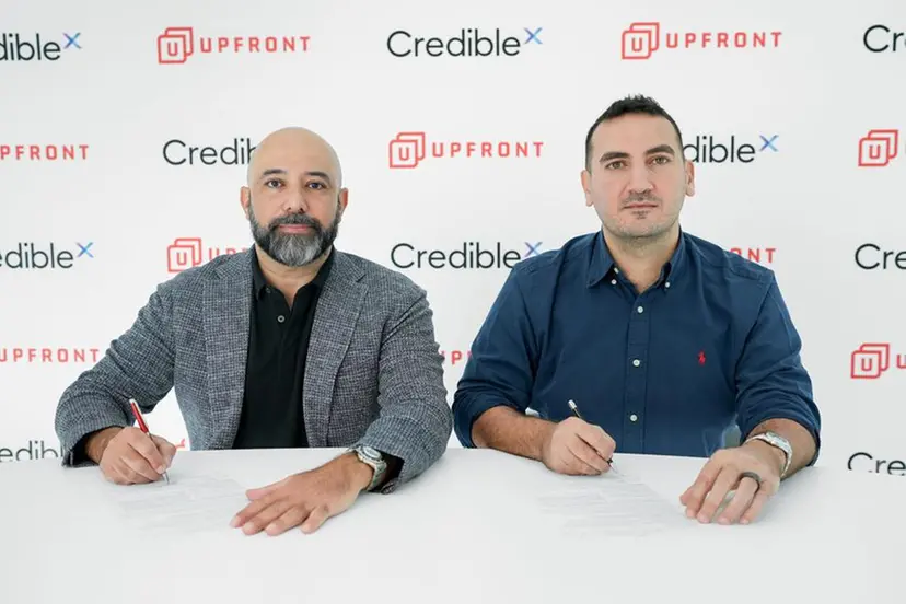 UPFRONT and CredibleX agreement signing ceremony. Image Courtesy: UPFRONT