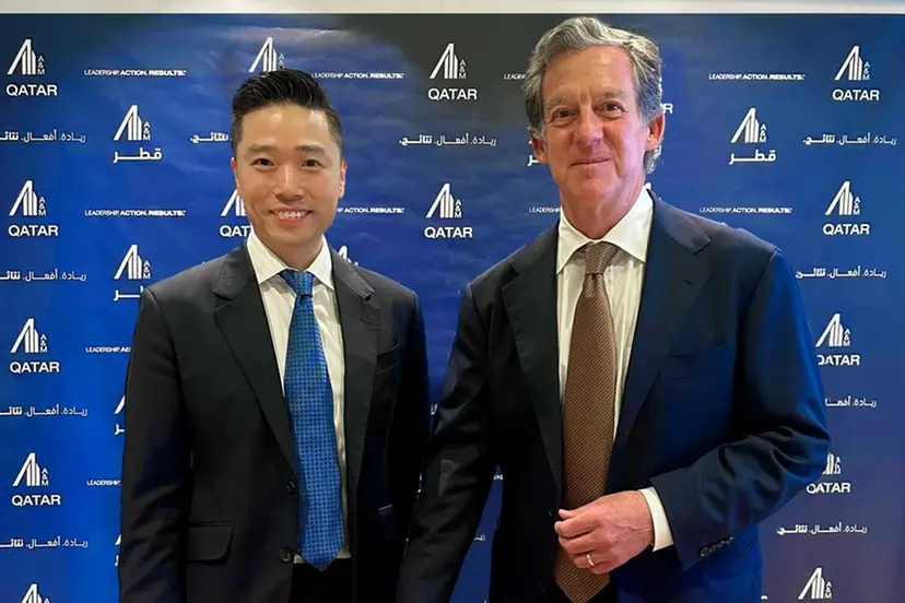 Colie Spink, A&M Middle East Regional Leader, and Marcos Ganut, A&M Global Head of Infrastructure and Capital Projects. Image Courtesy: Alvarez & Marsal (A&M)