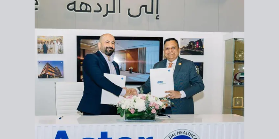 e& and Aster Pharmacy agreement signing ceremony. Image Courtesy: e& UAE