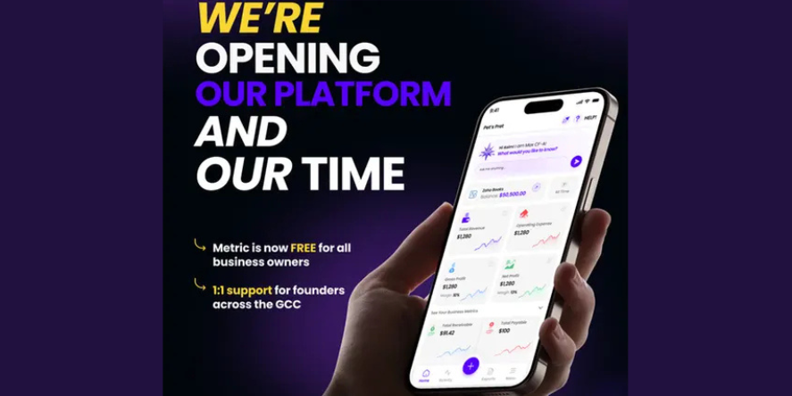 Metric has announced a new initiative to support small and medium-sized businesses across the UAE and GCC during a critical time for entrepreneurs. Image courtesy: Metric