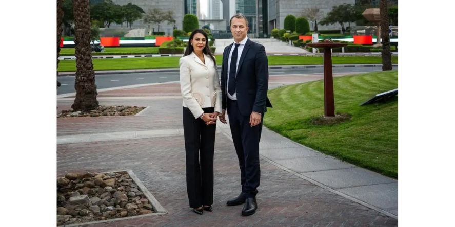 Dr. Ralf Seiz, CEO & Owner of Finreon, and Nada Hassan, Head of Middle East at Finreon. Image Courtesy: Finreon