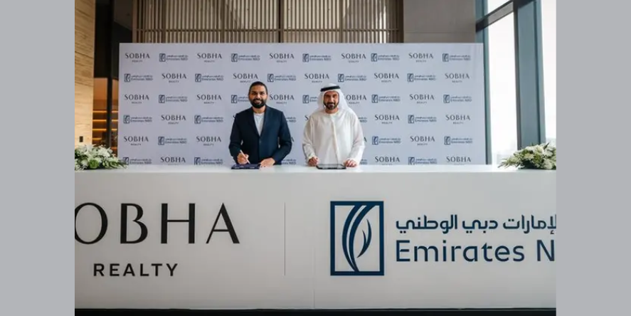 Francis Alfred, Managing Director, of Sobha Realty, and Marwan Hadi, Group Head of Retail Banking & Wealth Management, Emirates NBD. Image Courtesy: Emirates NBD