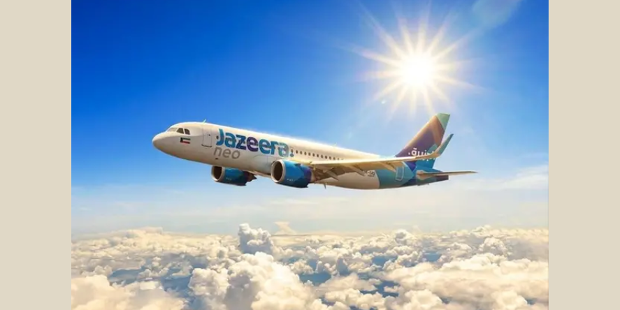 Jazeera Airways aircraft. Image courtesy: Jazeera Airways