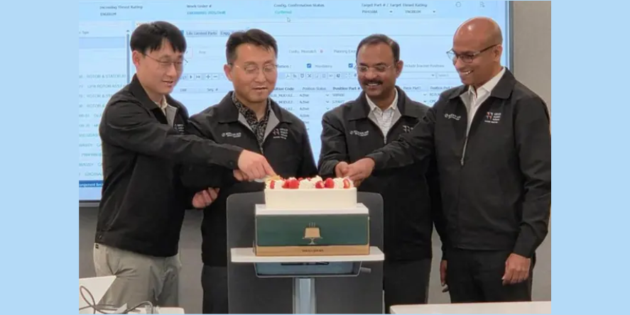 Ramco Systems and Korean Air Team at the Go-Live Ceremony. Image courtesy: Ramco Systems