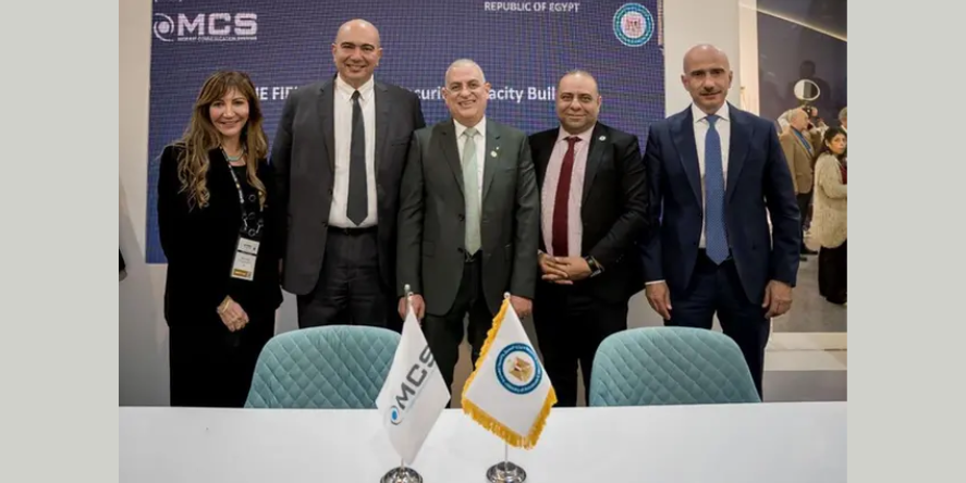 The MoU was signed by Eng. Wael Lotfy, Deputy Minister for Projects at the Ministry of Petroleum and Mineral Resources, and Eng. Tarek Shabka, Chairman of MCS. Image Courtesy: MCS