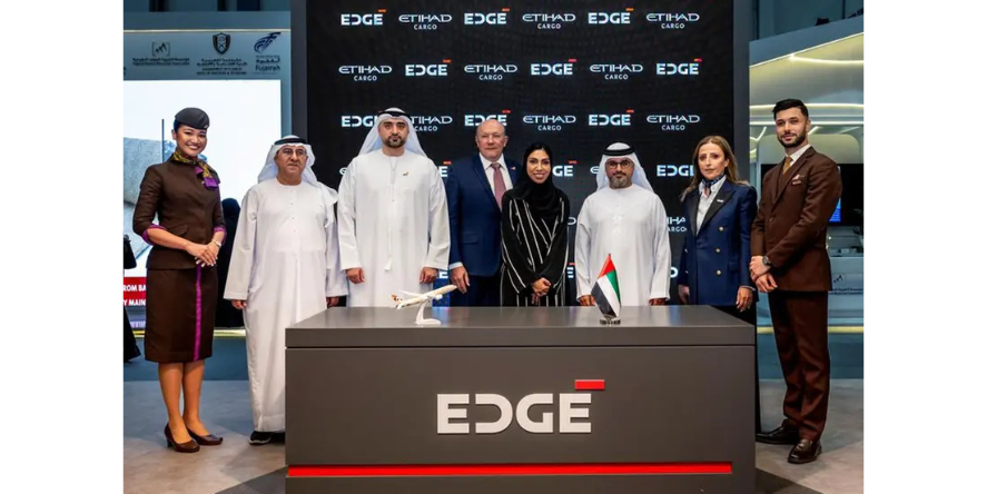 EDGE has signed a Global Air Carrier Services Agreement with Etihad Airways at MIITE 2026 Summit. Image courtesy: EDGE
