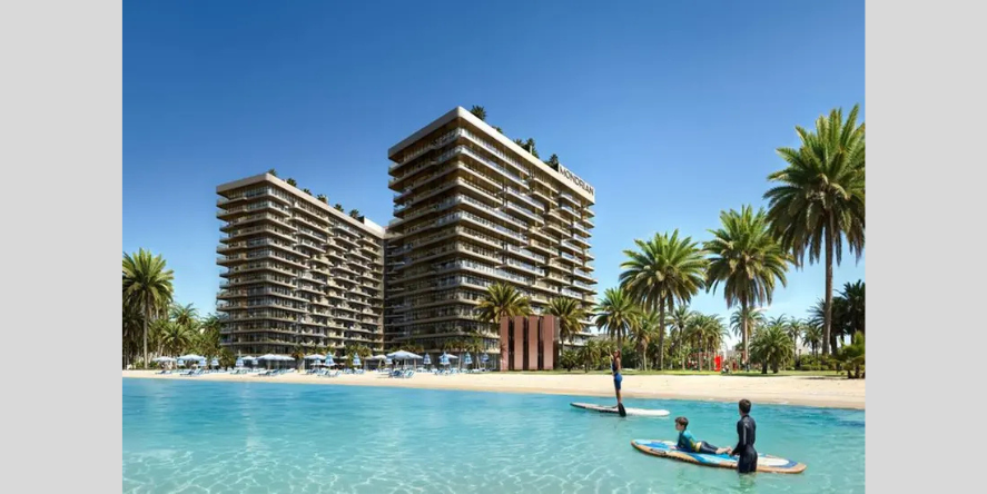 ELEVATE, the visionary lifestyle real estate brand behind Mondrian Al Marjan Island Beach Residences, developed in partnership with globally recognised lifestyle hospitality company Ennismore, has announced a landmark transaction exceeding AED 127.5 million at the project, underscoring the extraordinary demand for premium branded beachfront residences on Al Marjan Island. Image courtesy: ELEVATE
