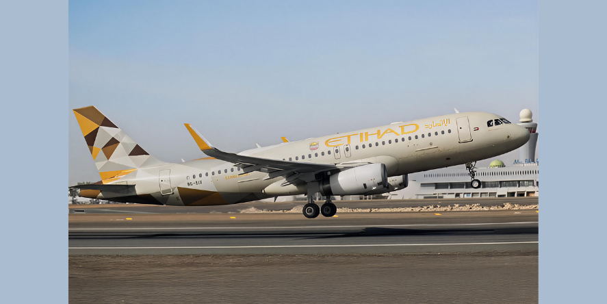 Etihad's first flight to Salalah May 2026. Image Courtesy Etihad