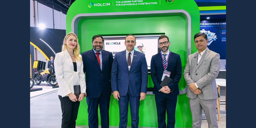 Holcim UAE ECOCycle launching event at the Make It In The Emirates at ADNEC Centre, Abu Dhabi. Image Courtesy Holcim