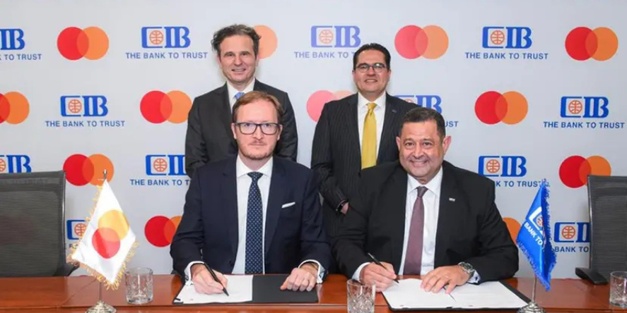 Mastercard and Commercial International Bank agreement signing ceremony. Image Courtesy-Mastercard