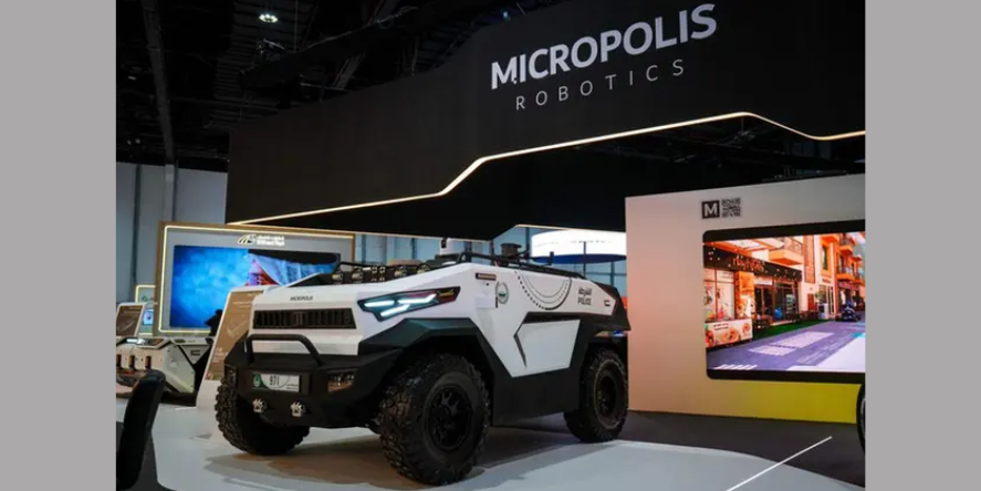 Micropolis Robotic unveiled its next-generation M1.5 robot at Make it in the Emirates 2026. Image Courtesy: Micropolis Robotic