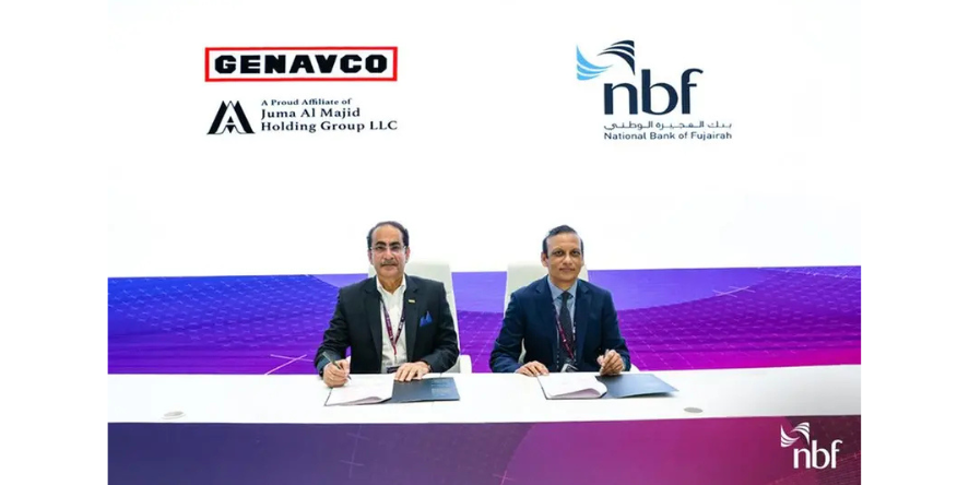 National Bank of Fujairah and GENAVCO agreement signing ceremony. Image Courtesy-National Bank of Fujairah