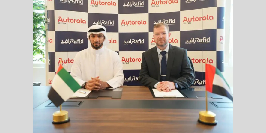 Rafid Automotive Solutions has signed a technical and operational partnership agreement with Autorola Gulf. Image courtesy-Rafid Automotive Solutions