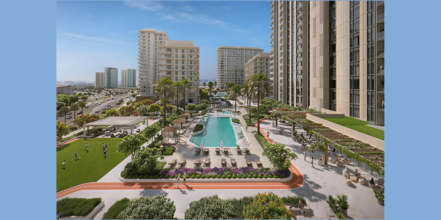 Tara Park, Reem Island. Image Courtesy: Modon