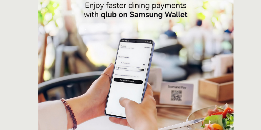 The integration removes one of the slowest moments of the dining experience, turning checkout into a near-instant action. Image Courtesy Samsung