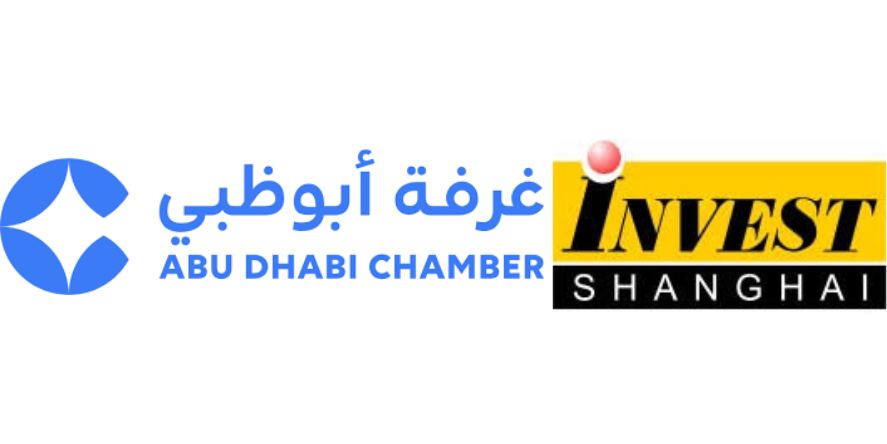 Abu Dhabi Chamber of Commerce and Industry and Invest Shanghai Logo.Image Courtesy-Official Website
