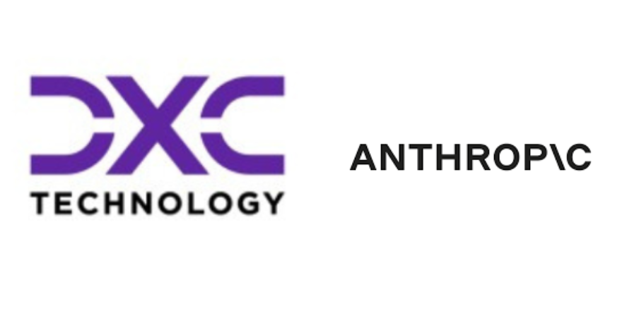 DXC Technologies and Anthropic Logos.Image Courtesy-Respective official websites