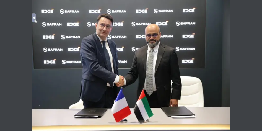 EDGE Group and Safran announced a joint venture term sheet at Eurosatory 2026 in Paris. (Image Courtesy: EDGE Group official website)