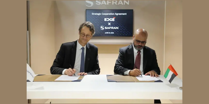 EDGE Group and Safran signed a Strategic Cooperation Agreement at Eurosatory 2026. Image Courtesy: EDGE Group