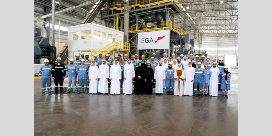 Emirates Global Aluminium, the largest industrial company in the United Arab Emirates outside oil and gas, has inaugurated the UAE’s largest aluminium recycling plant, a milestone in EGA’s growth in low carbon aluminium and the development of the UAE’s circular economy. Image courtesy: Emirates Global Aluminium