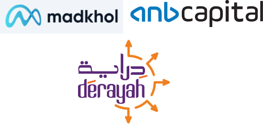 Madhkol Capital, anbCapital and Derayah Financial Logo. Image Courtesy-Official Website