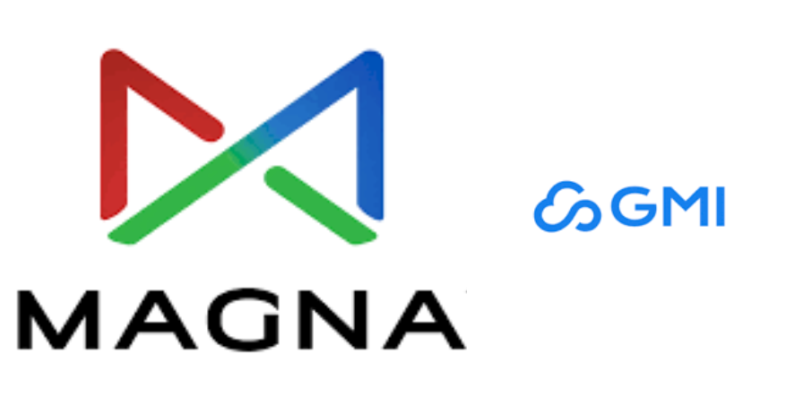 Magna Ai and GMI Cloud Logo. Image Courtesy-Official Websites