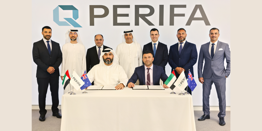 PERIFA Developments Pty Ltd, and Al Qalaa International for Development and Investment L.L.C executing Q PERIFA (Image Courtesy - Trevor Brown Photography)