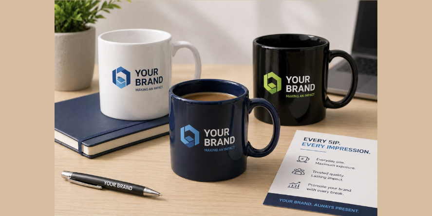 Why Logo Branded Mugs Work Perfectly as Staff Giveaways
