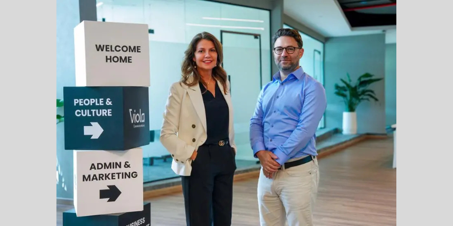 Viola Communications has appointed Camilla d’Abo as General Manager, Public Relations, and Larry Kraut as Business Director, Client Services, as the agency accelerates its ambition to become Abu Dhabi’s most sophisticated integrated marketing and communications business. Image courtesy: Viola Communications