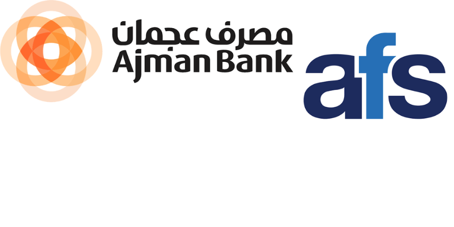 Ajman Bank and Arab Financial Services AFS Logos. Image Courtesy-Official Websites
