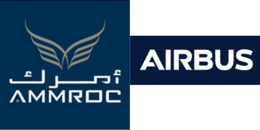 Ammrock and Airbus Logos. Image Courtesy-Ammrock LinkedIn and Airbus official Website